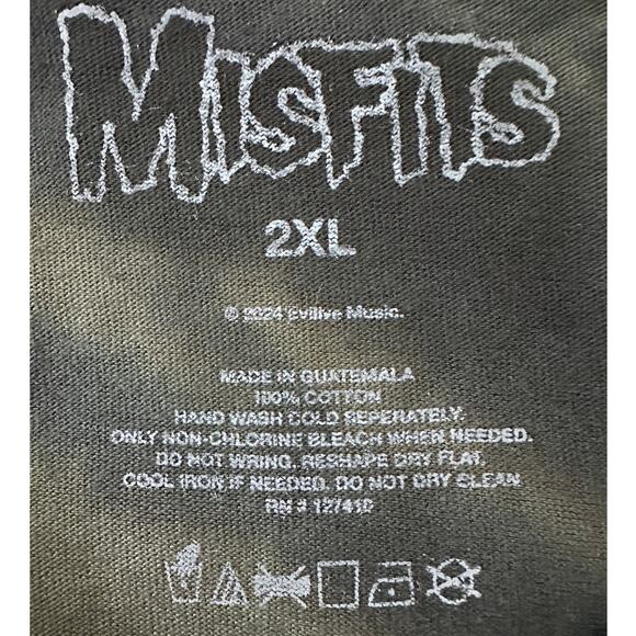 Misfits Tie-Dye Horror Punk Tee – 2XL – Pit to Pit 29.5" - NWOT - Picture 4 of 4